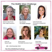 DEBORAH CLAIRE PROCTER - MIDLIFE MOJO CHALLENGE - HOSTED BY KAY NEWTON